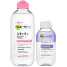 Garnier Micellar Water and Makeup Remover for Sensitive Skin Kit Exclusive (Worth 9.48)