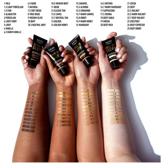 NYX Professional Makeup Born to Glow Naturally Radiant Foundation 30ml (Various Shades)