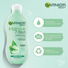 Garnier Intensive 7 Days Aloe Vera Probiotic Extract Body Lotion Normal Skin 400ml