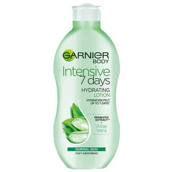 Garnier Intensive 7 Days Aloe Vera Probiotic Extract Body Lotion Normal Skin 400ml