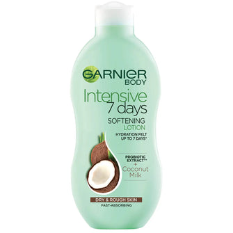 Garnier Intensive 7 Days Coconut Milk Body Lotion Dry Rough Skin 400ml