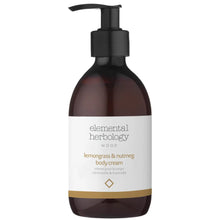 Elemental Herbology Lemongrass and Nutmeg Body Cream 290ml