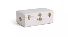 Habitat Large Galvanised Storage Trunk with Handles - White