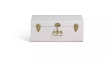 Habitat Large Galvanised Storage Trunk with Handles - White