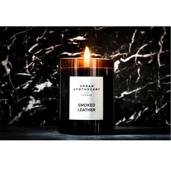 Urban Apothecary Smoked Leather Luxury Candle - 300g