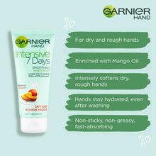 Garnier Intensive 7 Days Mango Hand Cream for Dry/Sensitive Skin 100ml