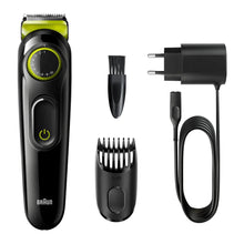 Braun Beard Trimmer 3 BT3221, Black/Volt Green