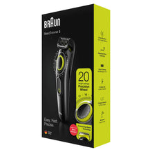 Braun Beard Trimmer 3 BT3221, BlackVolt Green