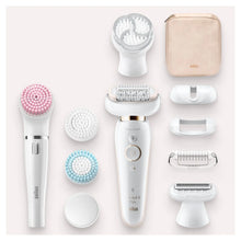 Braun Silk-épil 9 Flex 9100 Beauty Set, White/Gold