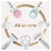 Braun Silk-épil 9 Flex 9100 Beauty Set, White/Gold