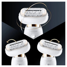 Braun Silk-épil 9 Flex 9100 Beauty Set, White/Gold