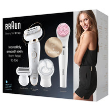 Braun Silk-pil 9 Flex 9100 Beauty Set, WhiteGold