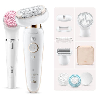 Braun Silk-pil 9 Flex 9100 Beauty Set, WhiteGold