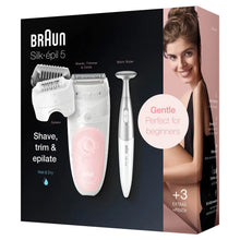 Braun Silk-pil 5 5-820 Epilator, WhitePink