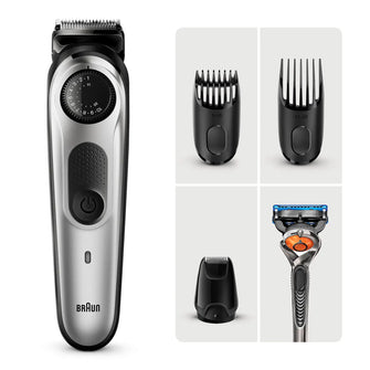 Braun Beard Trimmer 5 BT5260, Black/Silver Metal