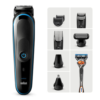 Braun 9-in-1 All-in-one Trimmer 5 MGK5280, Black/Blue