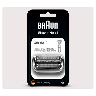 Braun Series 7 73S Electric Shaver Head Replacement, Silver