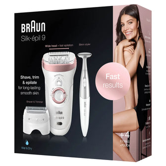 Braun Silk-pil 9 9890 Epilator, WhiteRose Gold