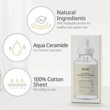 AHC Natural Essential Face Mask Hydrating and Nourishing for Tired Skin