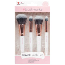 brushworks Travel Brush Set - WhiteGold