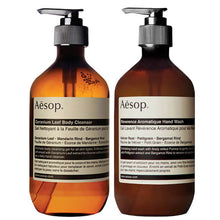 Aesop Geranium Cleanser and Reverence Hand Wash Duo (Worth 60.00)