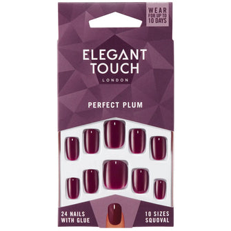 Elegant Touch Perfect Plum Nails