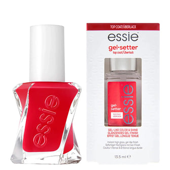 essie Gel Nail Polish at Home Red Gel Polish Manicure Bundle