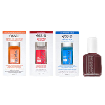 essie the Perfect Red Burgundy at Home Manicure Bundle