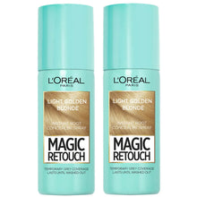 L'Oréal Paris Magic Retouch Light Golden Blonde Root Concealer Spray Duo Pack