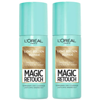 L'Oréal Paris Magic Retouch Light Golden Blonde Root Concealer Spray Duo Pack