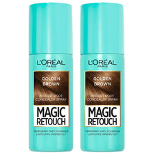 L'Oréal Paris Magic Retouch Golden Brown Root Concealer Spray Duo Pack