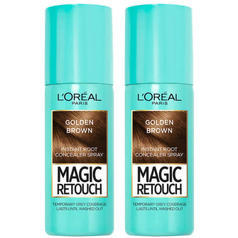 L'Oréal Paris Magic Retouch Golden Brown Root Concealer Spray Duo Pack