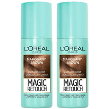 L'Oréal Paris Magic Retouch Mahogany Brown Root Concealer Spray Duo Pack