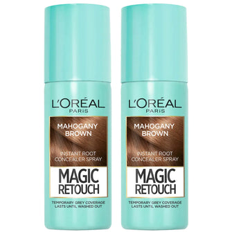 L'Oréal Paris Magic Retouch Mahogany Brown Root Concealer Spray Duo Pack