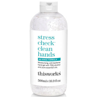 this works Stress Check Clean Hands Gel 500ml