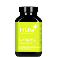 HUM Nutrition Flatter Me Healthy Digestion Supplement (60 Vegan Capsules, 30 Days)