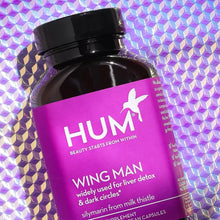 HUM Nutrition Wing Man Liver Detox Supplement (60 Vegan Capsules, 30 Days)