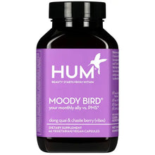 HUM Nutrition Moody Bird PMS Support Supplement (60 Vegan Capsules, 30 Days)