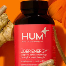 HUM Nutrition Uber Energy Adrenal Fatigue and Adaptogen Supplement (60 Vegetarian Capsules, 30 Days)