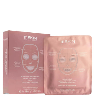 111SKIN Rose Gold Brightening Facial Treatment Mask Box