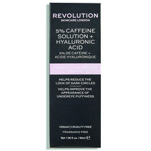 Revolution Skincare Targeted Under Eye Serum - 5% Caffeine + Hyaluronic Acid Serum