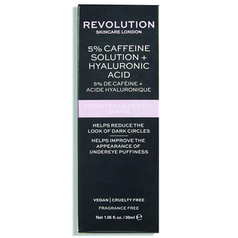 Revolution Skincare Targeted Under Eye Serum - 5% Caffeine + Hyaluronic Acid Serum