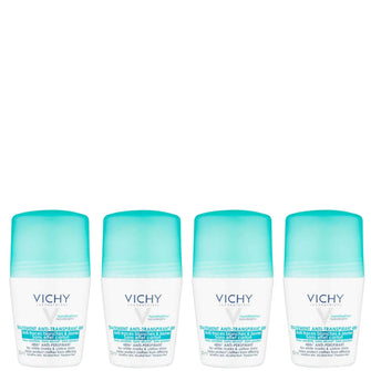 VICHY No Marks Roll-on Deodorant Set 4 x 50ml