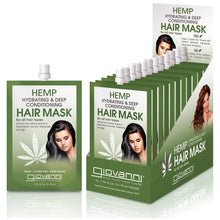 Giovanni Hemp Hydrating and Deep Conditioning Hair Mask (Pack of 12)