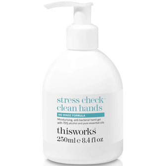 this works Stress Check Clean Hands Gel 250ml