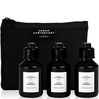 Urban Apothecary Oudh Geranium Luxury Bath and Body Gift Set (3 Pieces)