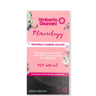 Umberto Giannini Flowerology Naturally Kinder Colour - Medium Brown 5.0 195ml