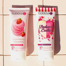 Bubble T Cosmetics Soapscription Rhubarb & Custard and Strawberry Macaron