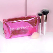 brushworks Travel Makeup Brush and Sponge Set