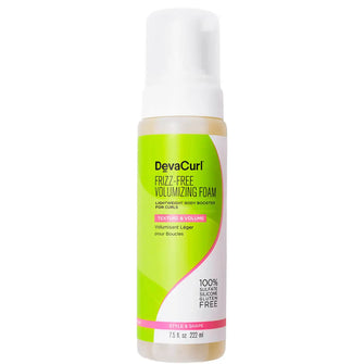 DevaCurl Frizz-Free Volumising Foam - Lightweight Body Booster for Curls 222ml